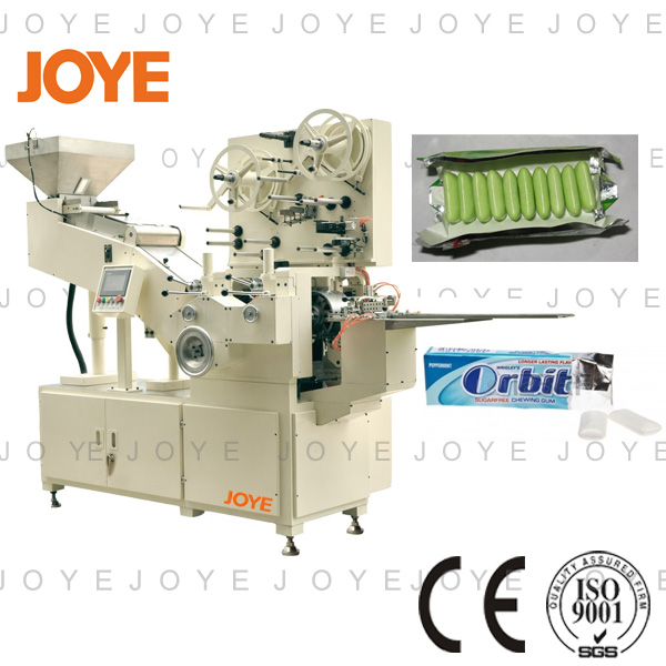 JY-800T Horizontal Dragee Chewing Gum Packing Machine Stick Wrapping MachineWith High Speed