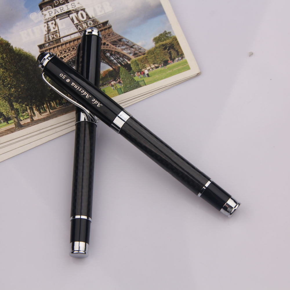 metal roller pen clips promotional gift pen carbon fiber pen