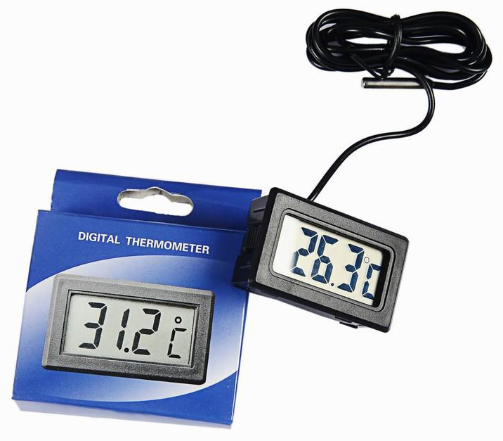 Mini Digital Thermometer Solar LCD Display Water Temperature Sensor Probe  Digital Thermometer with 1m Probe - China Mini Thermometer, Digital  Thermometer
