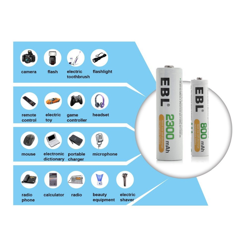 Ebl 800 mah aaa ニッケル水素充電式電池仕入れ・メーカー・工場