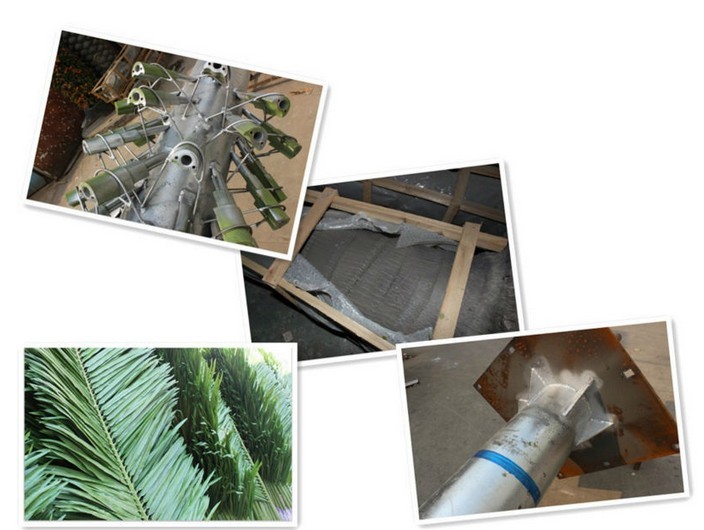 中国製高品質の木の家feek/ガーデン/ビーチ/ホール/プロジェクトの装飾人工的なヤシの木屋外問屋・仕入れ・卸・卸売り