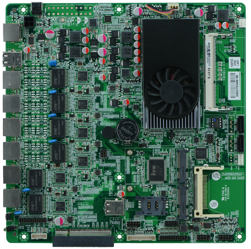 1037uprocessors Motherboard,6 Gigabit Lan Card Mainboard For Router