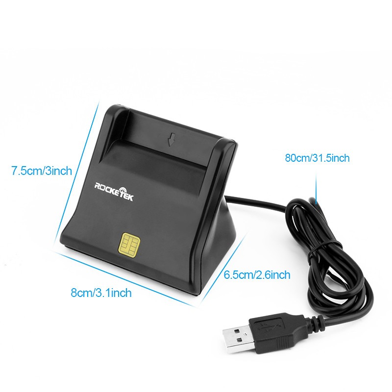 Multifunctional Smart Debit Card Reader and Writer with SIM card adapter