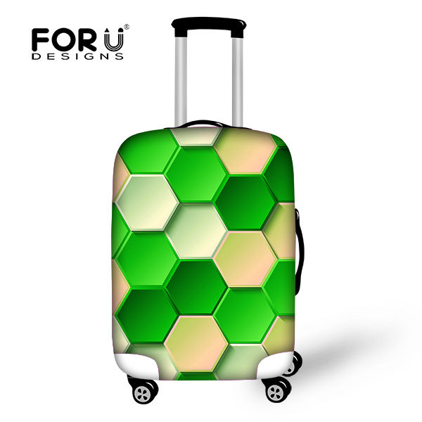 uのためのデザイン等比級数3d効果荷物のスーツケースの保護をカバーユニセックスのためのトロリーバッグカバー仕入れ・メーカー・工場