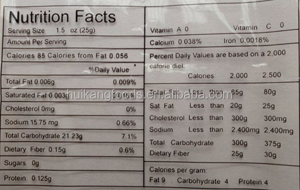 CERTIFICATED HALAL ISO FDA ORIGINAL LONGKOU VERMICELLI 250g