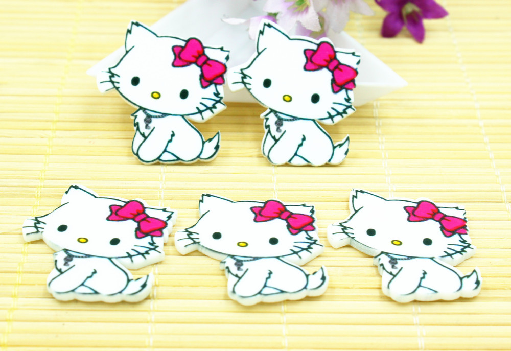 新しい到着の平面樹脂カボション樹脂kittycat子供のための電話のaccessaries問屋・仕入れ・卸・卸売り