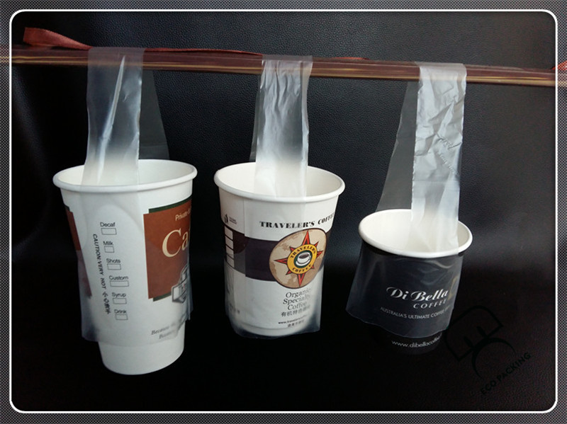 Creative Cheap Paper Cup Holder Plastic Bag Buy Cup Holder Plastic