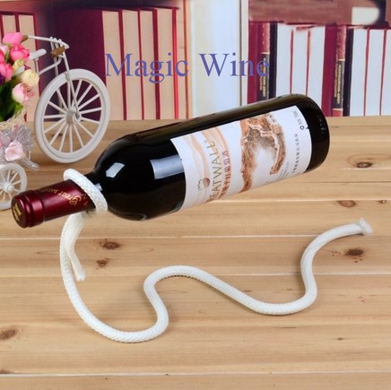 魔法のフローティング2014年新しいワイングラスのボトルホルダー投げ縄ロープ幻想のラックバー問屋・仕入れ・卸・卸売り