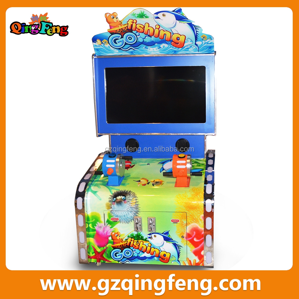 2015 newest fishing simulator chinese kids games arcade fishing