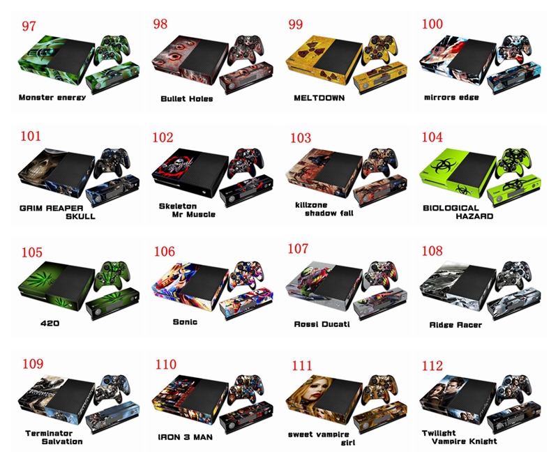 Hot selling Vinyl Decal stickers for xbox one stickers for PS3 skins for xbox 360 for Playstation 4 console skins