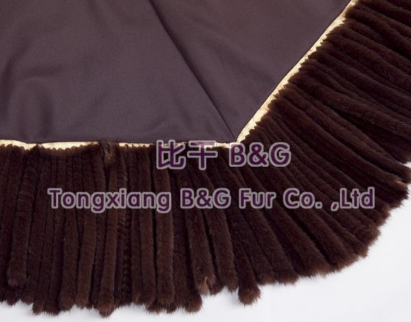 豪華なbg21543本物のミンクの毛皮の冬のショール仕入れ・メーカー・工場