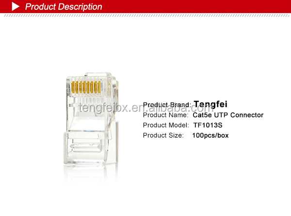 Utpケーブルコネクタcat5e/cat5ecat6cat7rj45コネクタ仕入れ・メーカー・工場
