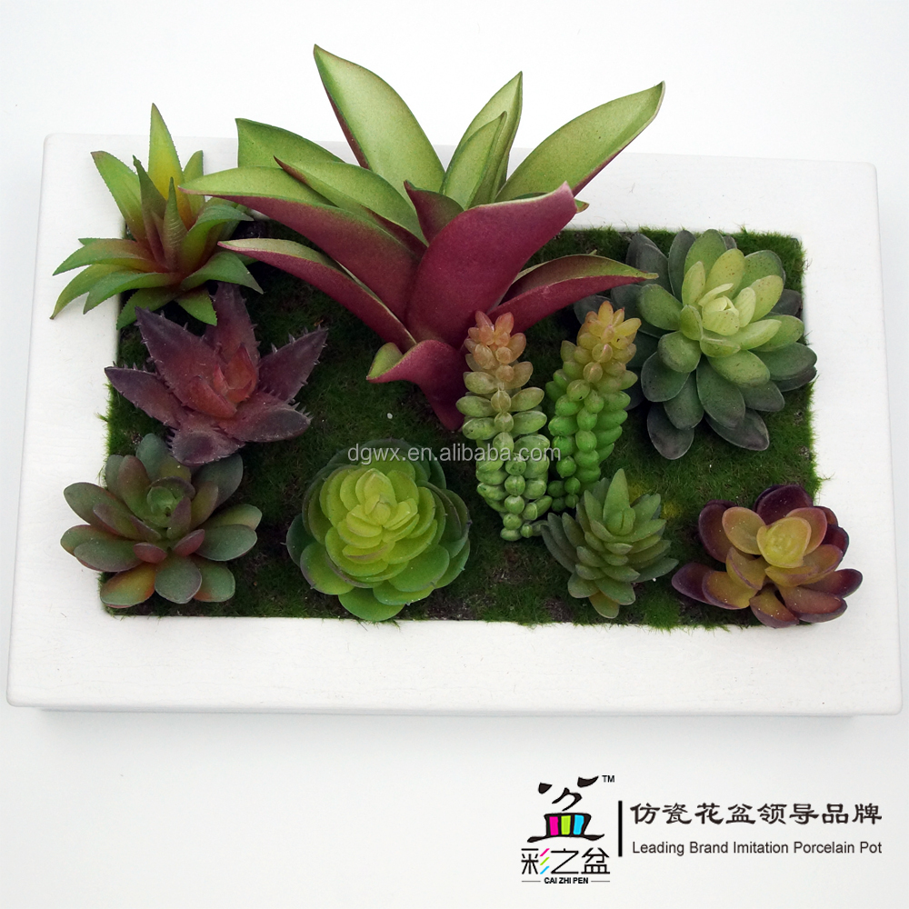 新しい高品質人工植物デザインメラミン壁の装飾のためのフォトフレームの工場仕入れ・メーカー・工場