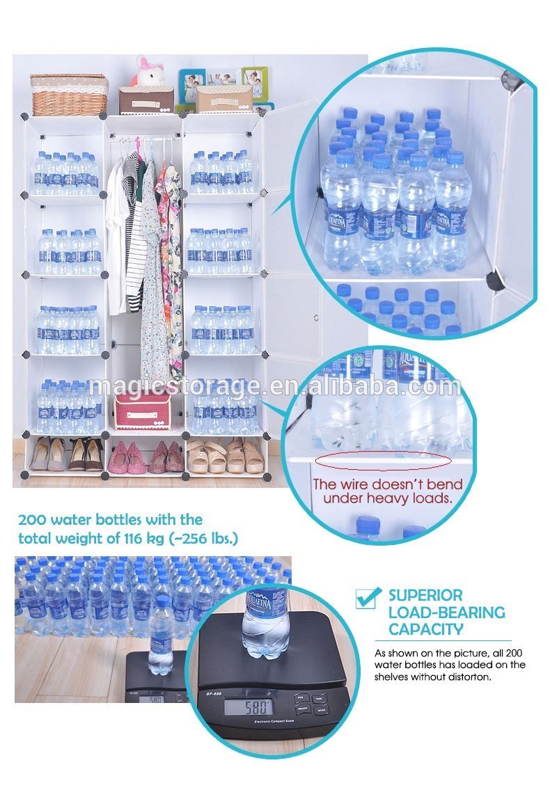 可動漫画の16キューブdiy赤ちゃんのプラスチック製のワードローブ仕入れ・メーカー・工場