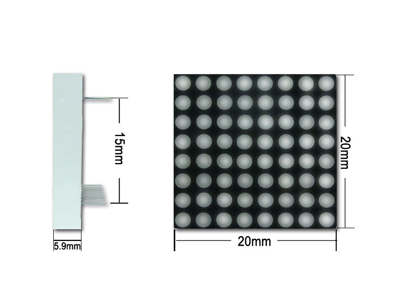 Lift / elevator led display parts yellow Lift / elevator led display parts yellow 1.9mm led matrix 8x8