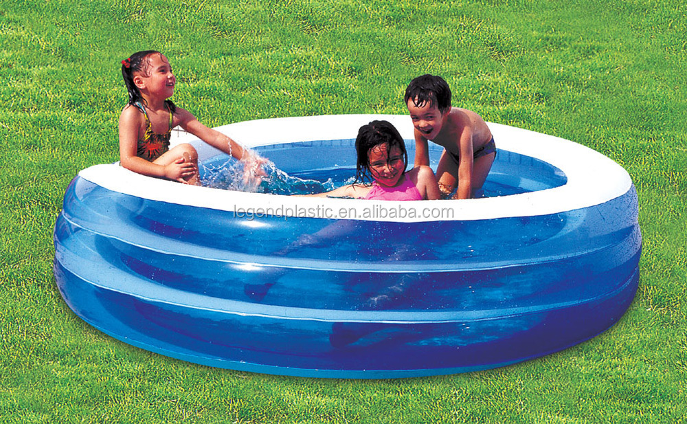 large plastic swimming pool