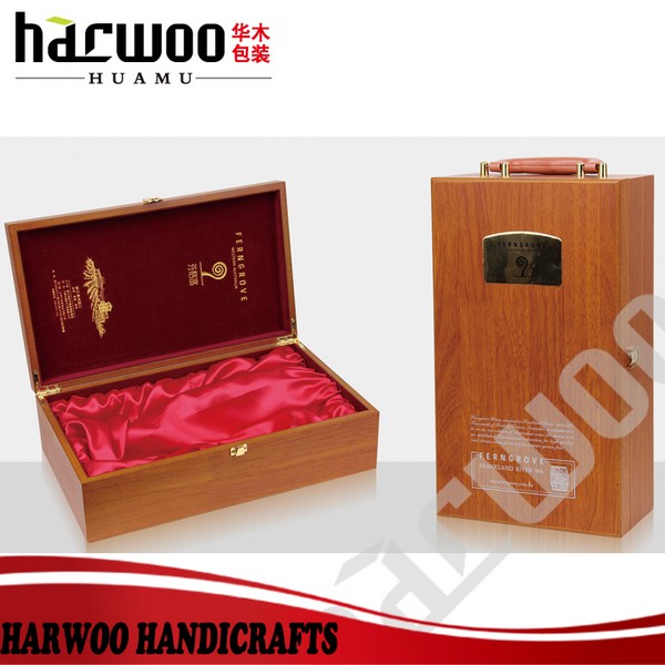 Classical red wine packing box made by cardboard