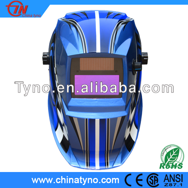 Ce青いdin9-13自動暗くなる溶接のヘルメットを用いた太陽電池仕入れ・メーカー・工場
