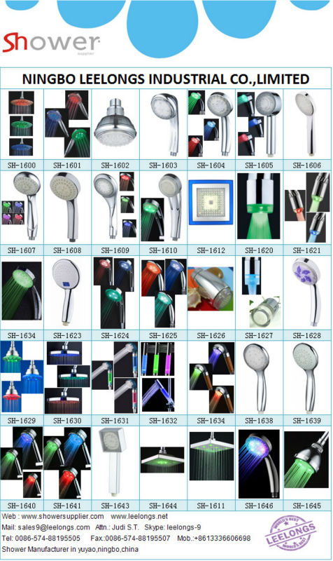 absleelongs温度制御シャワーヘッドハンドled問屋・仕入れ・卸・卸売り