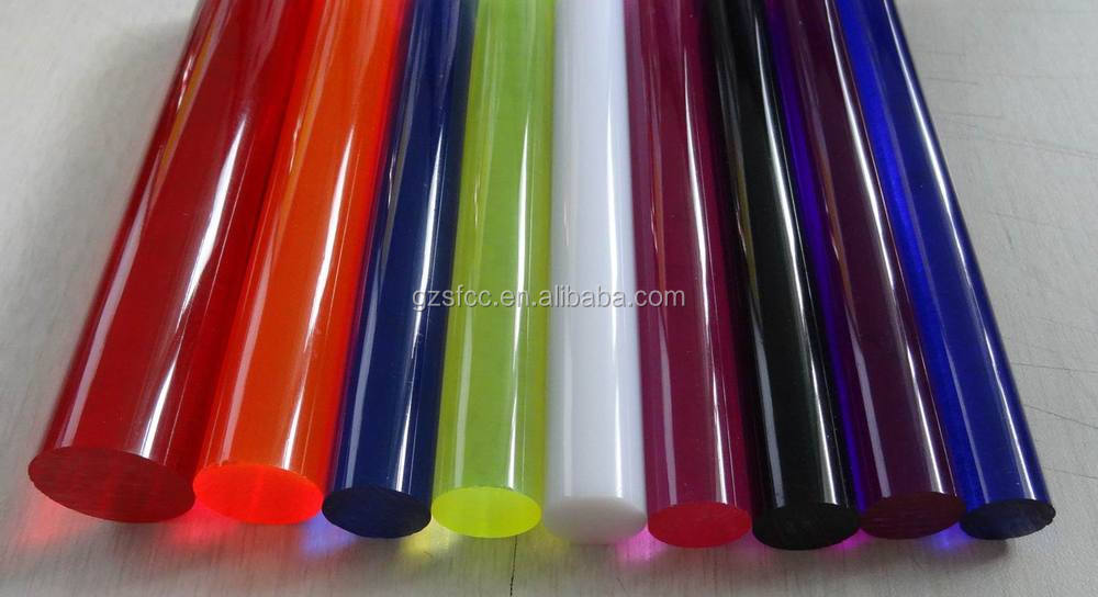 color acrylic rod
