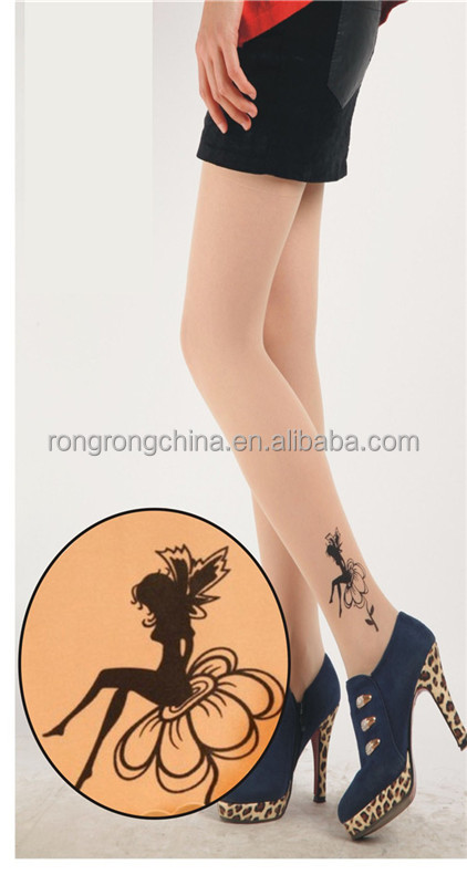 浙江義烏かわいい靴下をrongrong日本漫画のタトゥーストッキング仕入れ・メーカー・工場