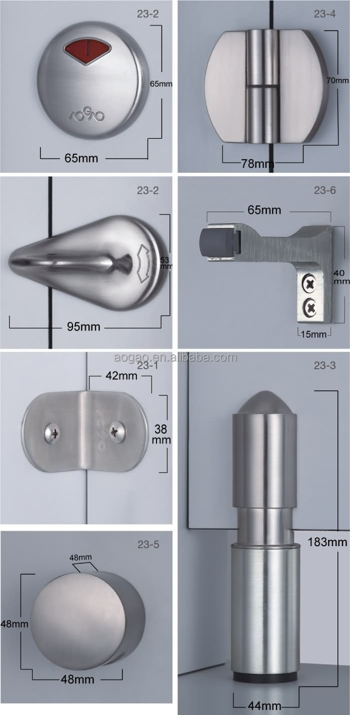 Toilet Cubicle Door Knob,Hardware,Handle,Toilet Partition Accessories