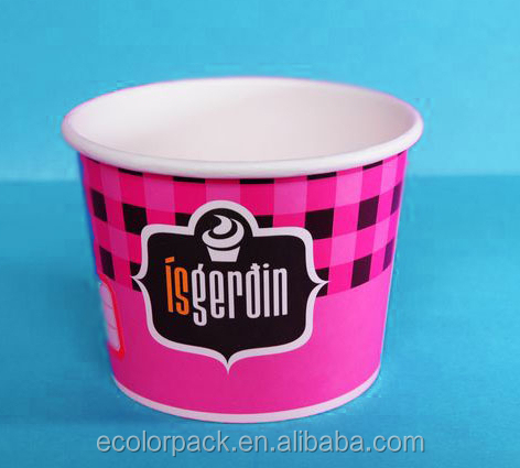 Custom Printed Cheap Price Paper Cups for Yogurt