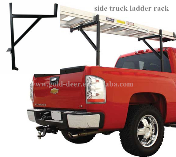 Acier pick up side réglable camion échelle racksBarres de toit d'auto