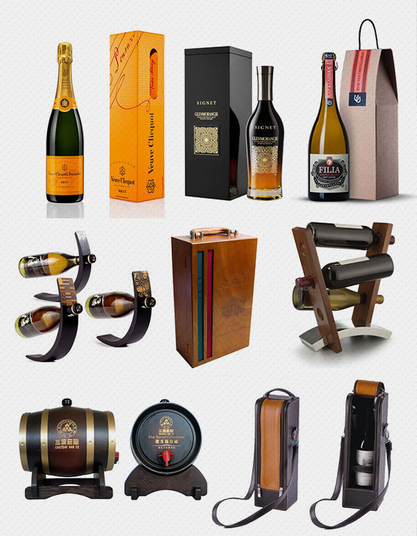 2014 hot sell X-452 handmade custom red wine paper box with hot stamping