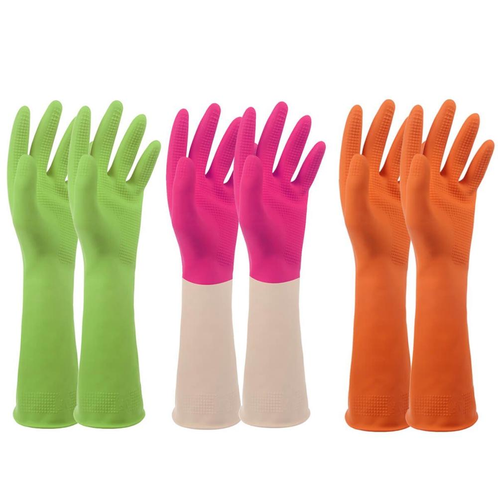 Reusable Latex Gloves Household Rubber Glove With Long Cuff Buy