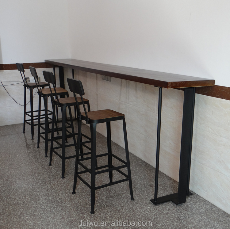 Foshan Customised Vintage Industrial Style 4mm Pine Wood Used Bar