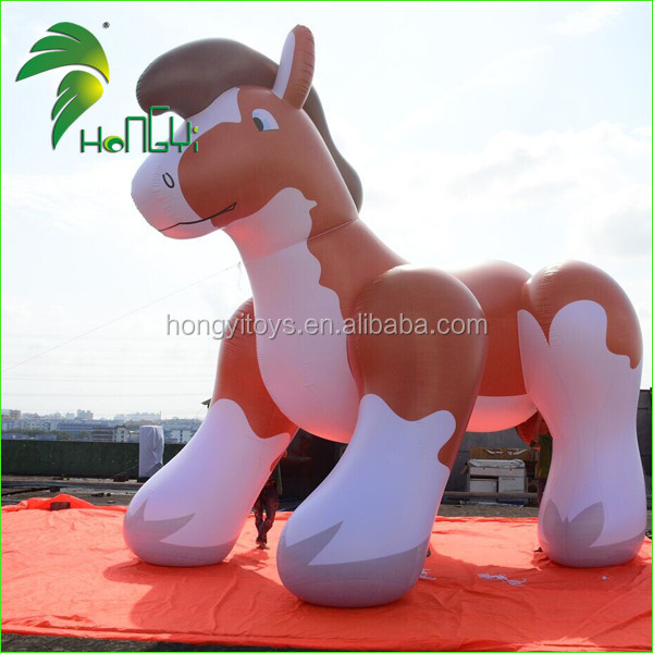Giant Inflatable Fat Horse,Inflatable Horse Cartoon Animal Outdoor