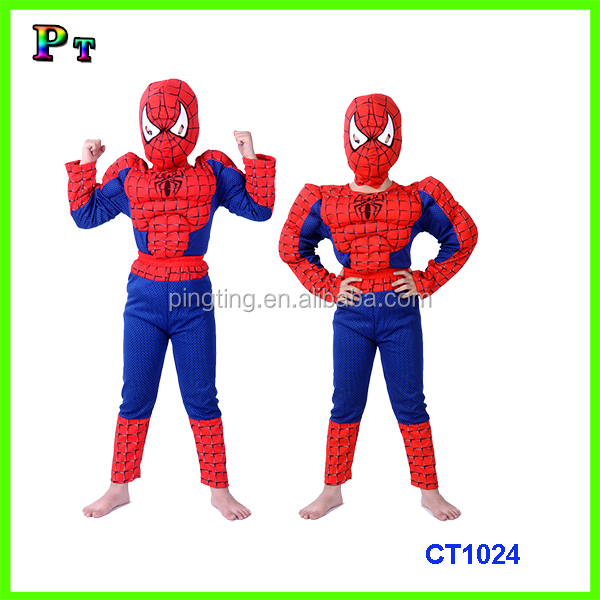熱い販売の子供のためのスパイダーマン衣装コスプレ仕入れ・メーカー・工場