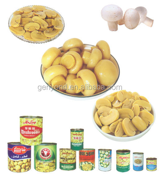 Fully automatic canned mushroom processing plant/ canned vegetables production line