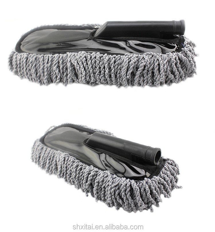 High quality car cleaning kits microfiber car wash brush with long and short handle