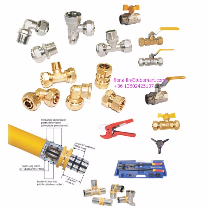 Gas Pipe Fitting For Flexible Pe Al Pe Multilayer Pipe Gas System Buy