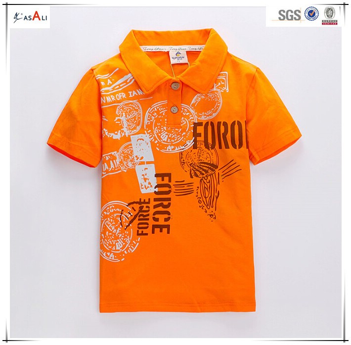 オレンジ安全高視認性softtextile子供tシャツ印刷仕入れ・メーカー・工場
