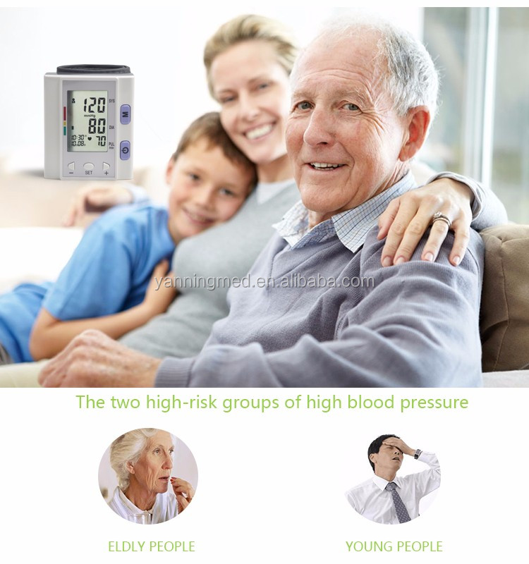 Superior quality ce rohs fcc approval wrist type backlight blood pressure monitor,blood pressure monitor wrist cuff