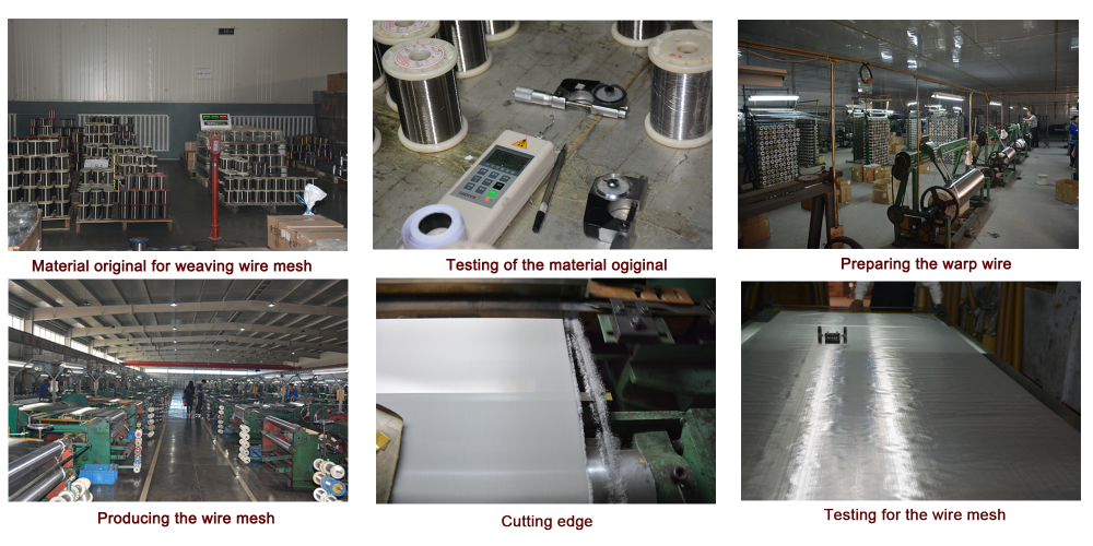 Producing Process-of-the-stainless-steel-wire-mesh