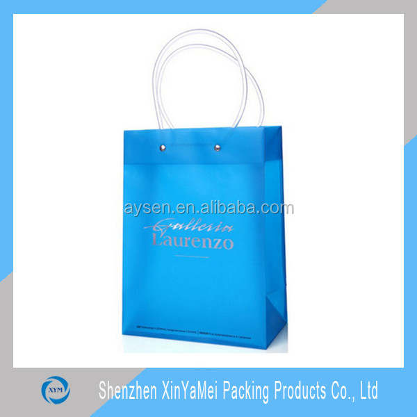 PVC Material and Zipper Top Sealing & Handle water bottle bag