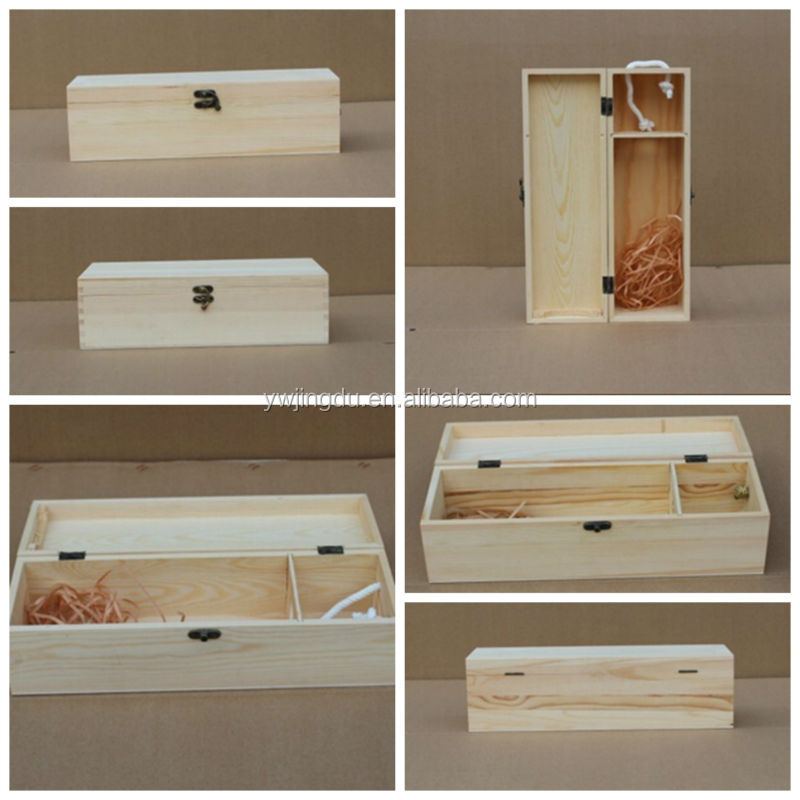 top quality cheap wooden wine box for red wine