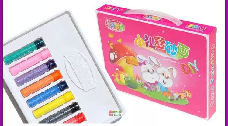 Купить песок живописи набор 8 цвет для детей детей краска обучения ...