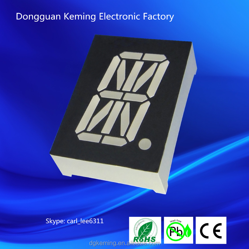 2 digit led number ultra red green white blue led 16 14 segment led display