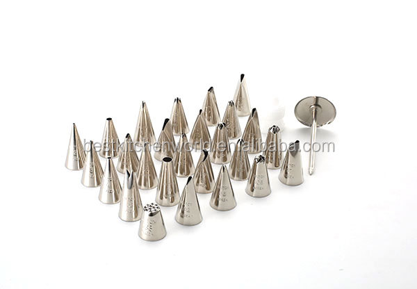 12Ppcs basic professional stainless steel cake decorating TIP SET