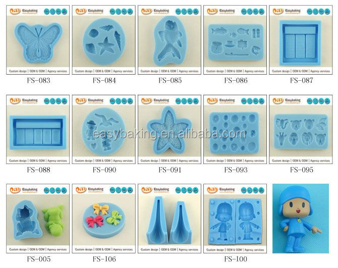 New arrival custom halloween silicone fondant cake decorating mold for arts&crafts