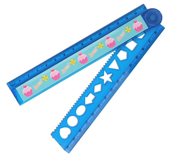 Interwell La129 Custom 30cm Kids Cute Plastic Folding Ruler Buy Kids