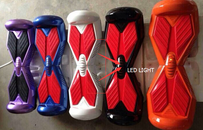 8インチledライト付きブルートゥース2ホイール電動スクーター/セルフバランス電動スクーター仕入れ・メーカー・工場