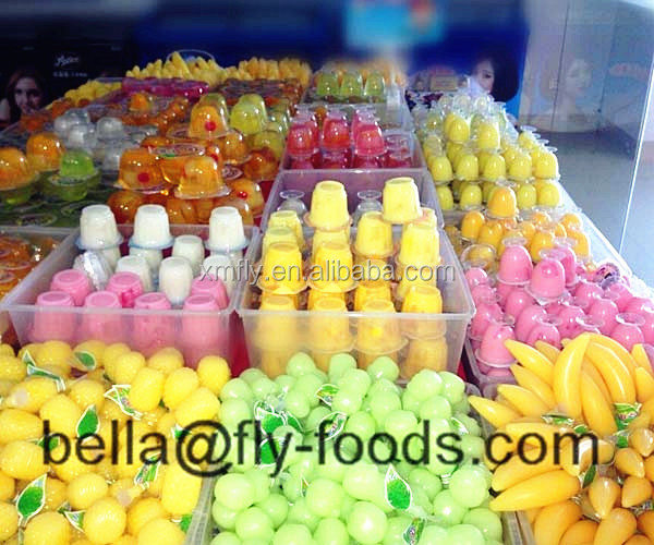 Assorted Flavours Fruit Shaped Jelly Candy Royal Jelly Price On Sale