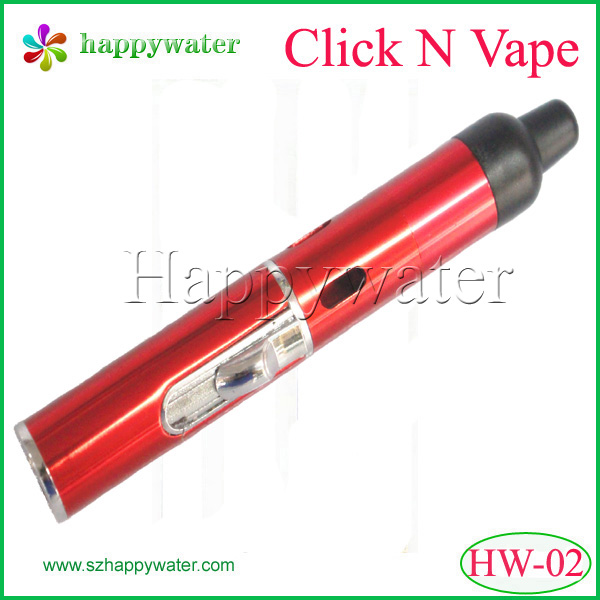burn dry herb Click n Vape refill the gas