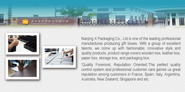 2014 hot sell X-556 handmade white wine box/red wine paper box